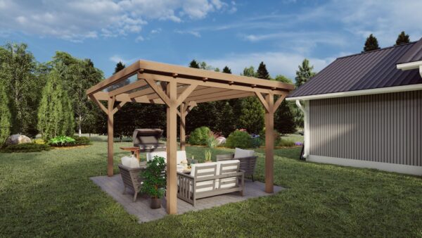 Fából készült pergola L